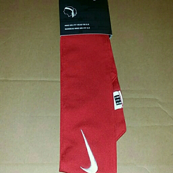 Nike Accessories - Nike Red Tieback Headband